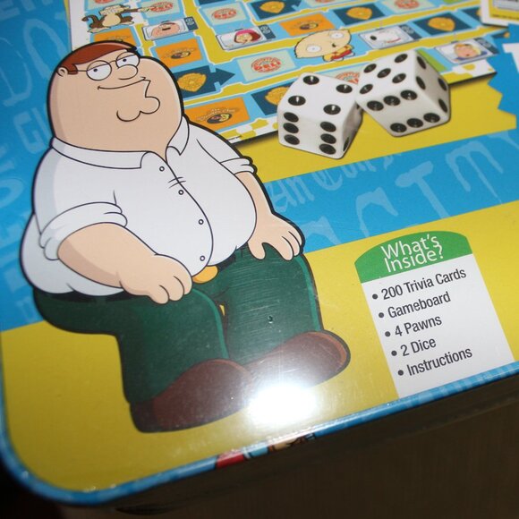 3/$77❤️new sealed FAMILY GUY Trivia Or Dare Board Game Collectors Tin Box - Picture 5 of 6